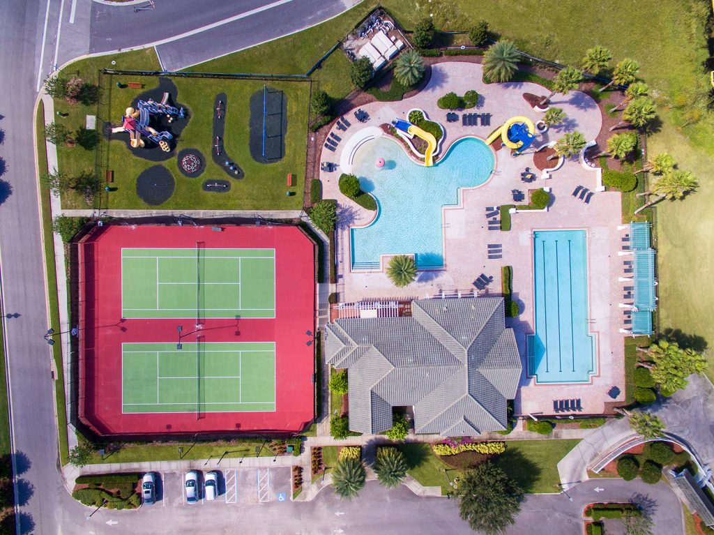 Providence Resort bird eye's view