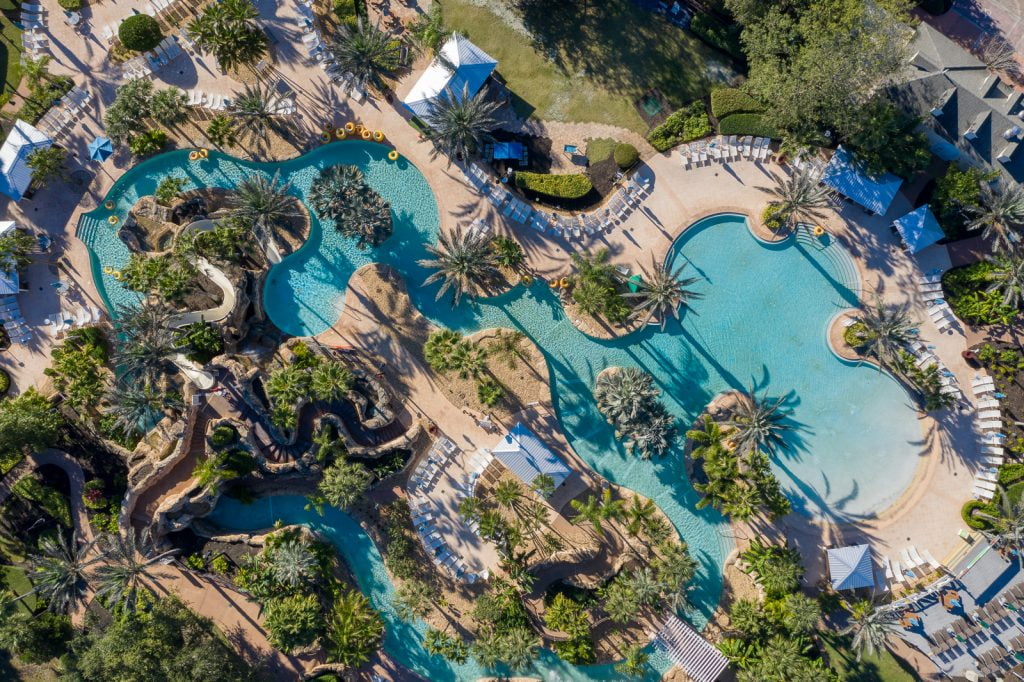 Aerial of the Reunion Water Park