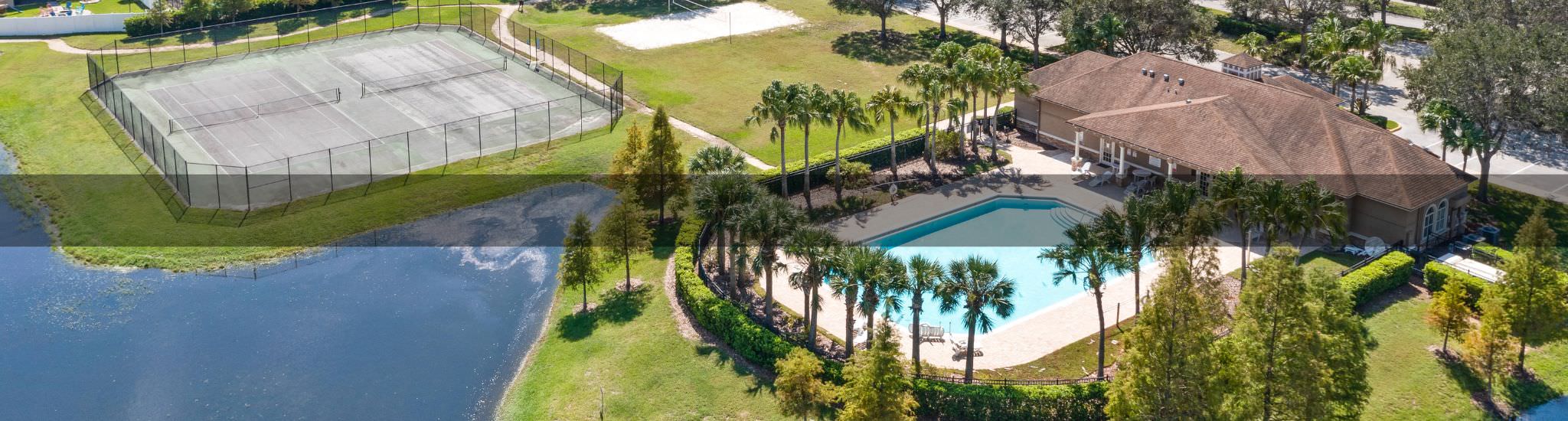 west haven resort orlando pool and tennis court