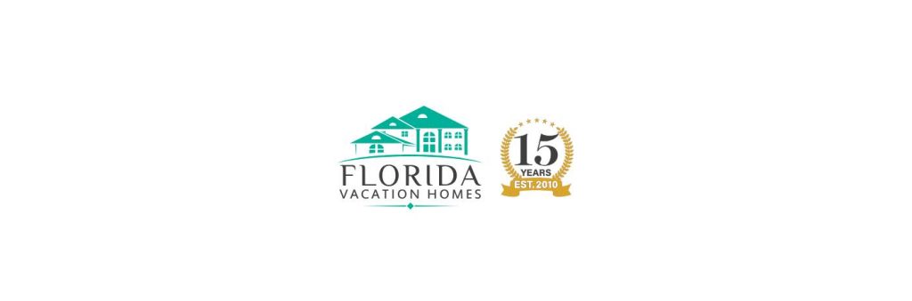 florida vacation homes 15 year anniversary logo