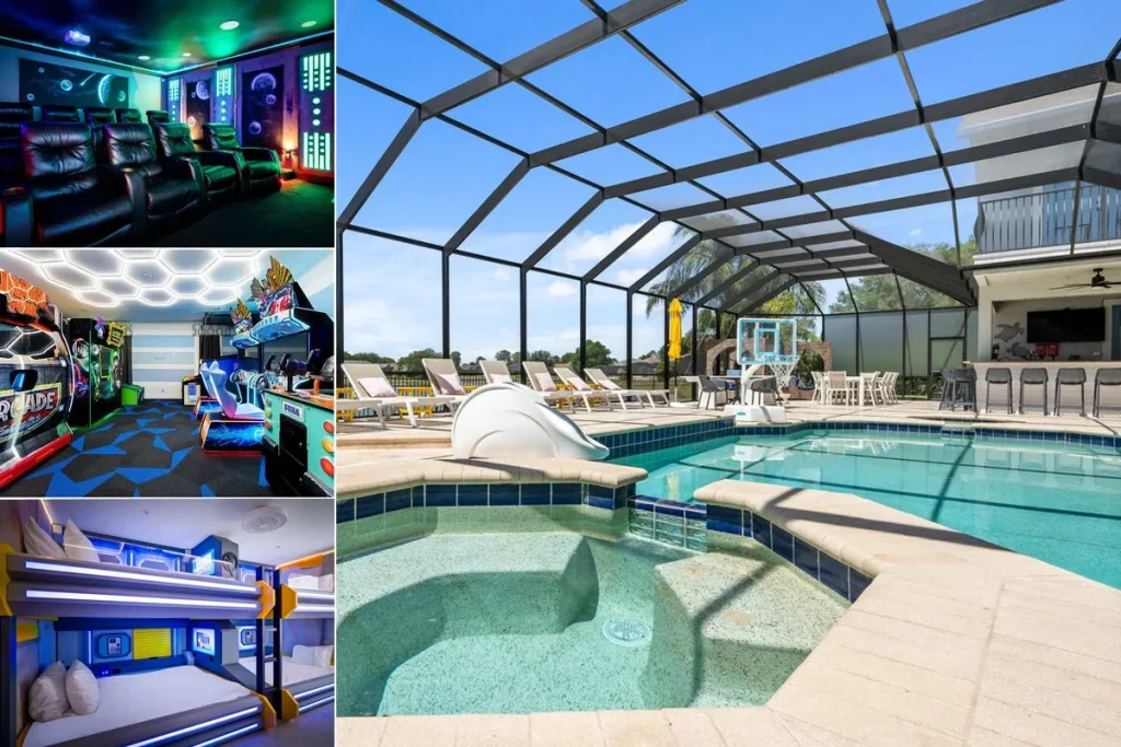 private pool vacation home for families and large groups in formosa gardens orlando florida