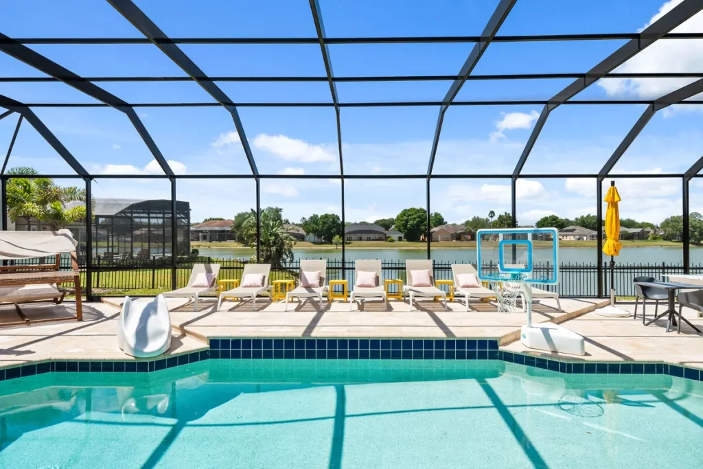 Private screened in pool in formosa gardens orlando florida vacation home