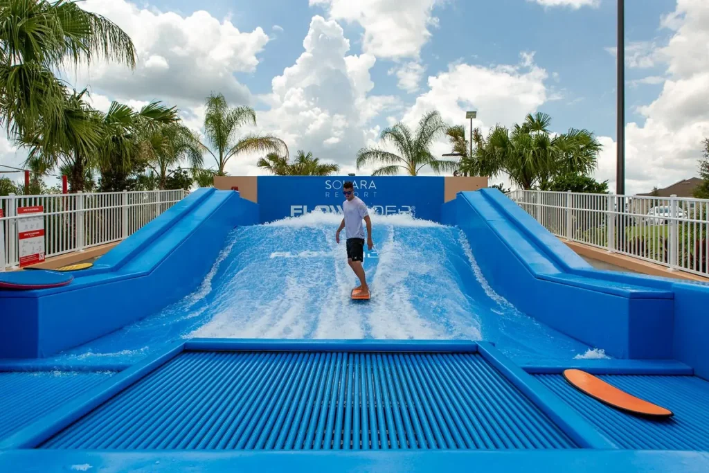 Solara resort orlando florida flow rider surf simulator